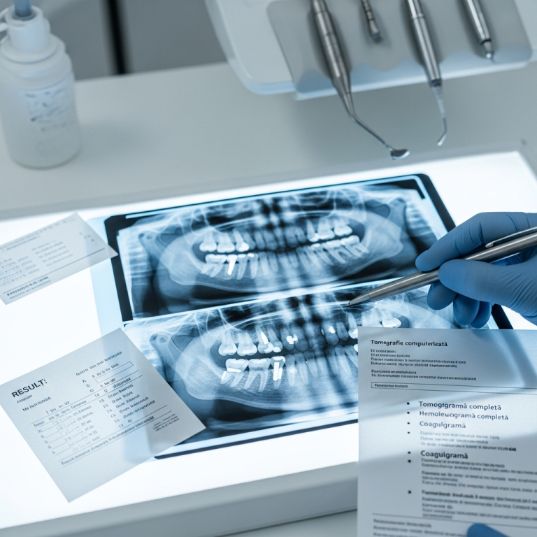 Illustration of Analize necesare înainte de implanturi dentare: Ghidul complet și esențial
