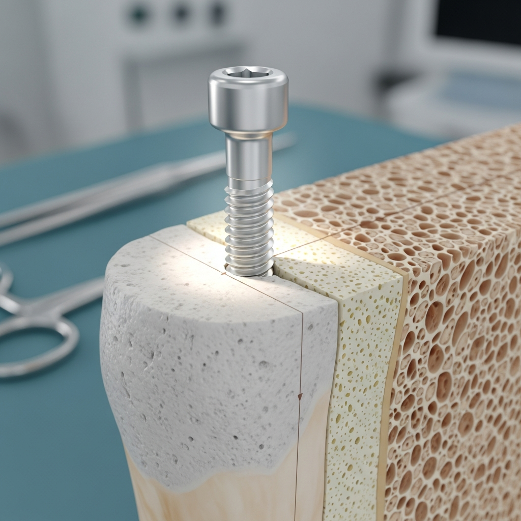 Illustration of Ancorarea în osul cortical profund: Beneficii esențiale și tehnici eficiente