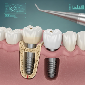 Illustration of Avantajele zirconiului pe implanturi bicorticale în 2026