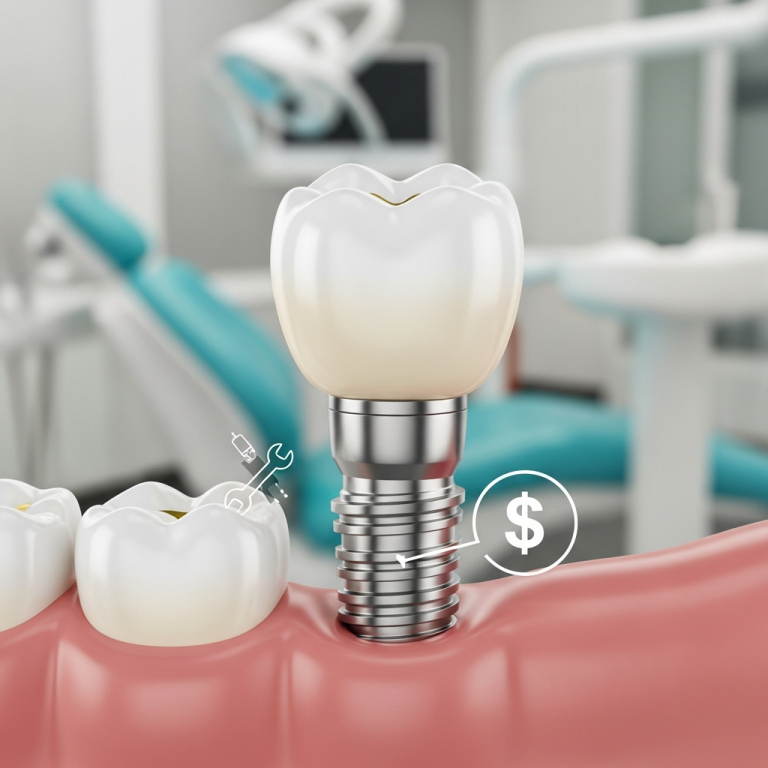 Illustration of Costuri întreținere implanturi dentare: Ghidul Complet și Accesibil