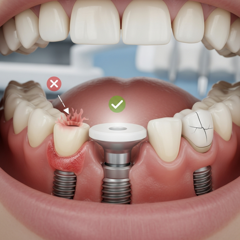 Illustration of Implanturi Bazale: Complicații Potențiale și Soluții Eficiente