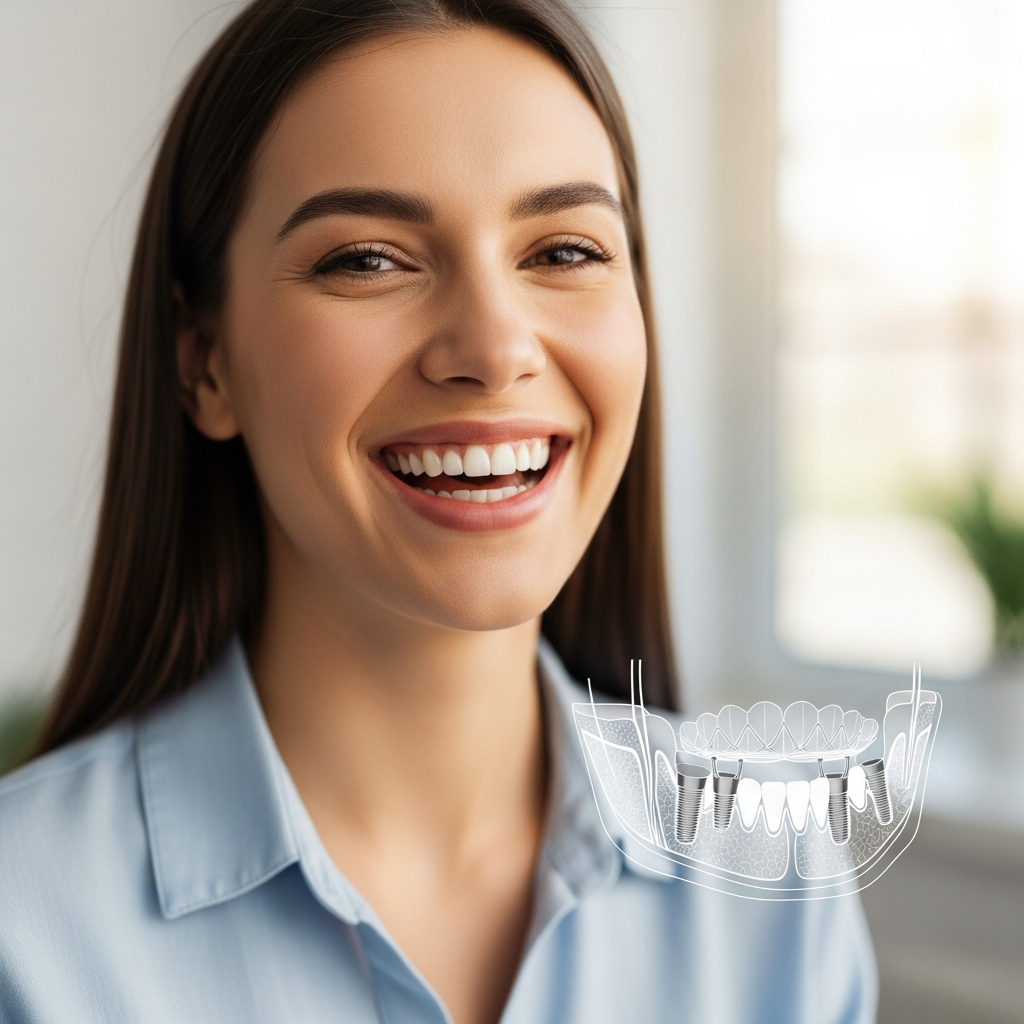 Illustration of Implanturi bazale: Soluția Fixă și Accesibilă pentru Proteza Mobilă