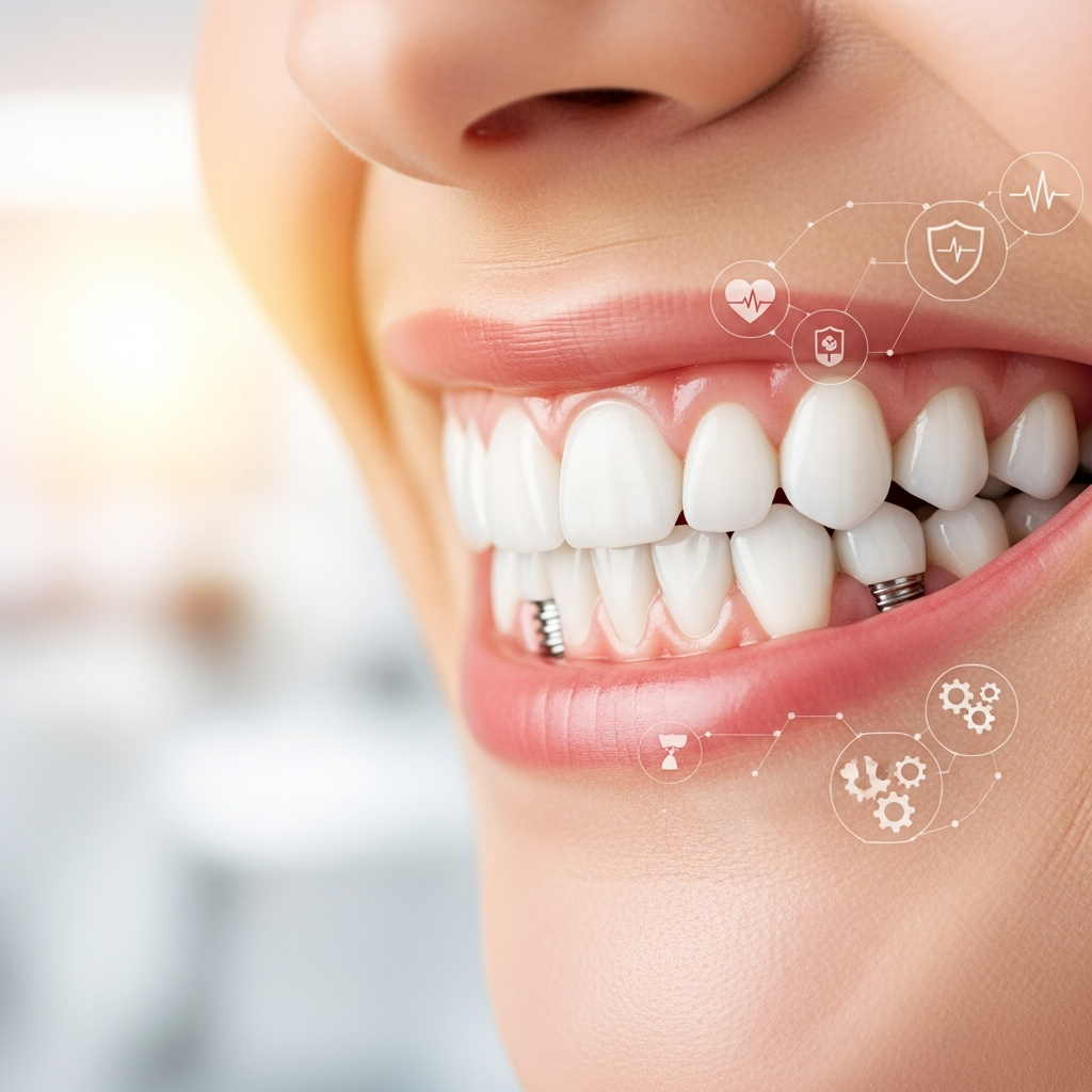 Illustration of Implanturi dentare: Ghidul complet pentru pregătirea organismului tău