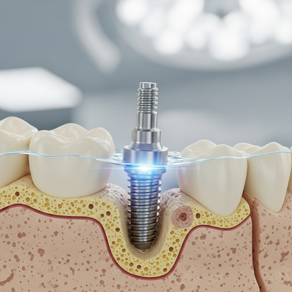 Illustration of Implanturile Bazale: O Soluție Revoluționară Fără Adiție de Os