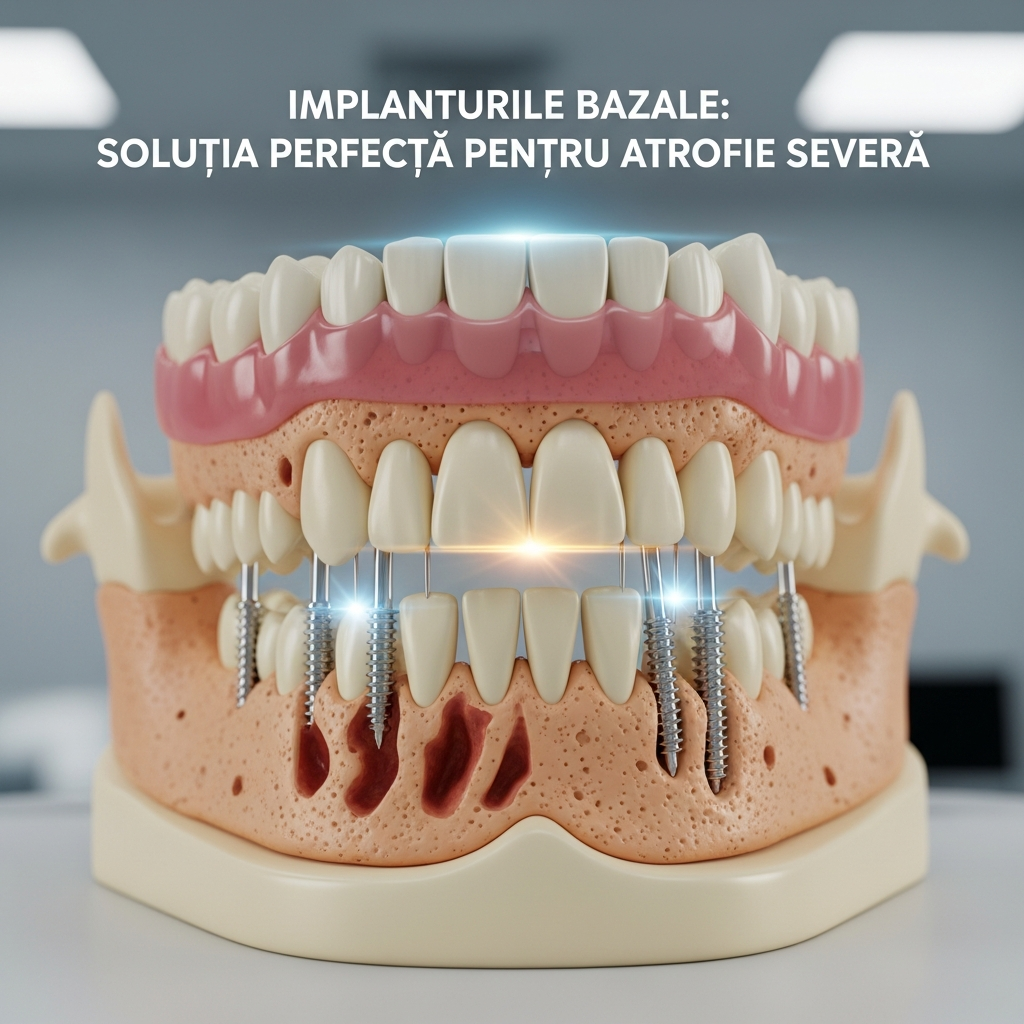 Illustration of Implanturile Bazale: Soluția Perfectă pentru Atrofie Severă