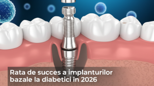 Illustration of Rata de succes a implanturilor bazale la diabetici în 2026