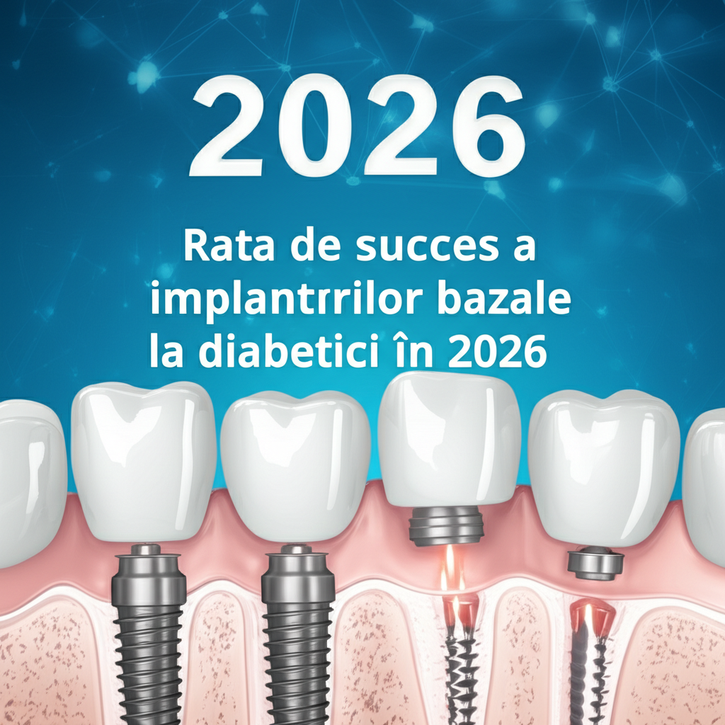 Illustration of Rata de succes a implanturilor bazale la diabetici în 2026