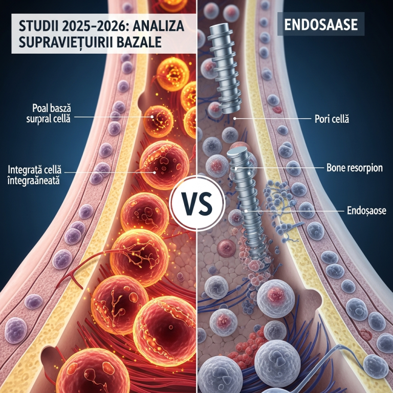 Illustration of Studii 2025–2026: Analiza Supraviețuirii Bazale vs Endosoase