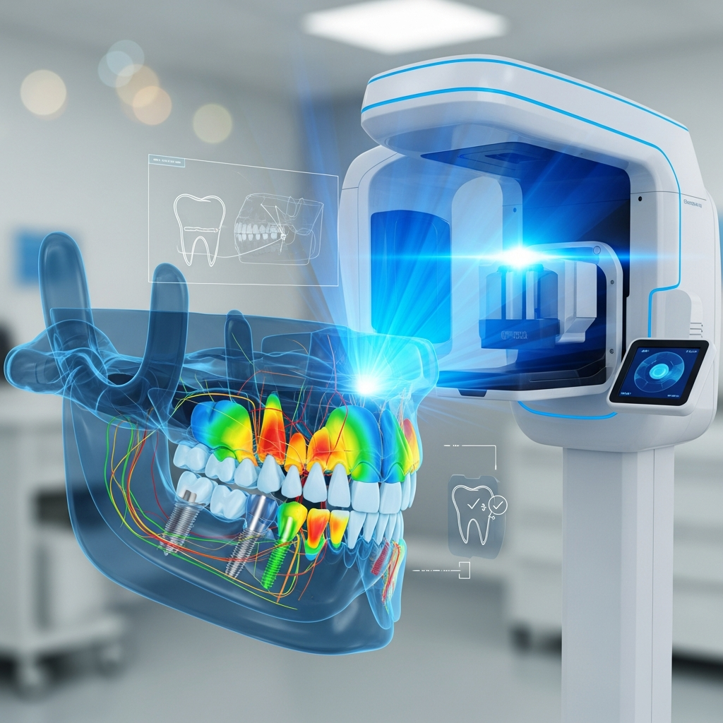 Illustration of Tomografia în planificarea implanturilor: Un ghid esențial pentru rezultate perfecte